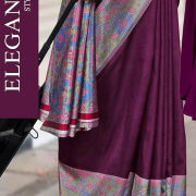 Women’s Art Silk Uniform Printed Unstitched Salwar Pant with Dupatta Set and Saree Unstitched Blouse Piece