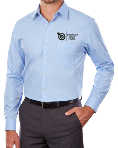 Katrela Mens’s Business Class Blue Shirts