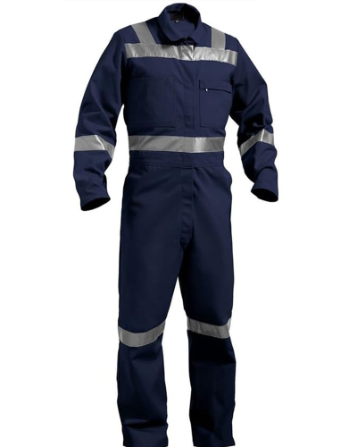 Blue Casual Style Boiler Suit 100% Cotton