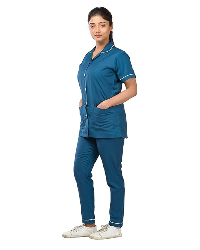 Unisex Nurse Uniform With Normal Length Half Sleeves