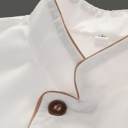 Comfortable Durable Washable Comfort Fabric Kitchen Chef Clothing Cook Uniform Short Sleeves Shirt