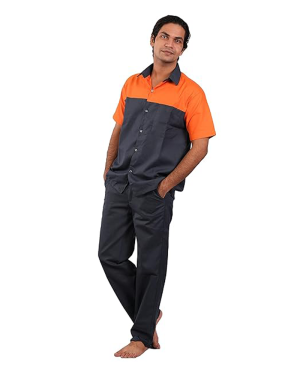 Quality Industrial Worker Mechanic Uniform Blue Colour