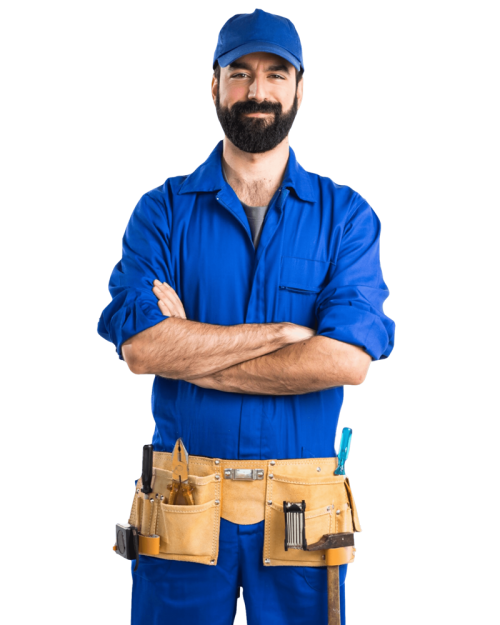 Blue Cotton Men Coverall Electrician Suit Uniform