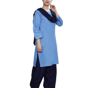 Women’s Poly Cotton Readymade and Stitched Housekeeping Salwar Suit with Dupatta Set – Ideal for Security Guards, Hotel, Cleaning Staff and Hospital Staff Uniform