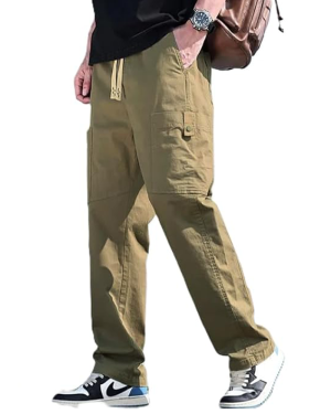 Men’s Loose Pants – 30, Brown