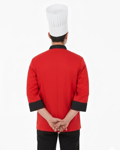 Chef Dress For Men and Women Full Sleeve Classic Chef Coat with Double-Breasted Design