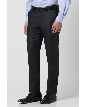 Van Heusen Men’s Fashion Formal Mid Rise Slim Fit Premium Formal Trousers